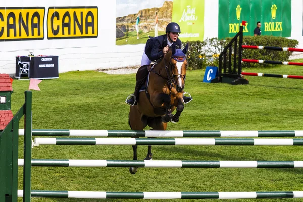 Spruce ängar International hors hoppning konkurrens, — Stockfoto