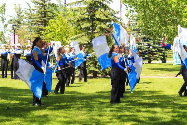 A banda redonda de Calgary Fotos De Bancos De Imagens