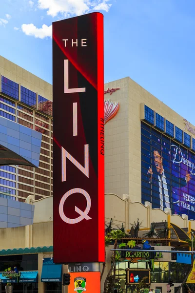 The LINQ Sign in Las Vegas — ストック写真