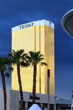 The Trump Building and Fashion Show Mall clipart