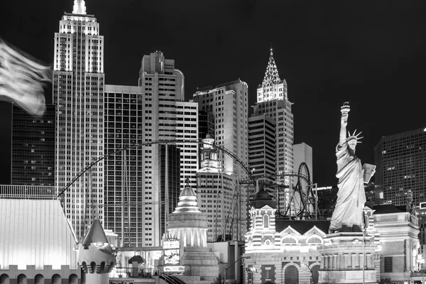 Las Vegas New York - Nova Iorque à noite — Fotografia de Stock