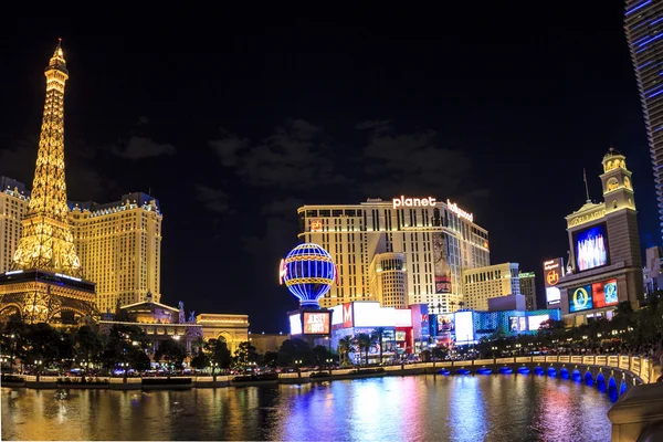 Ao longo de Las Vegas Blvd . — Fotografia de Stock