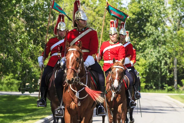 Královští Kanaďani namontované Regiment — Stock fotografie