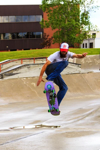 Compétition de skateboard . — Photo