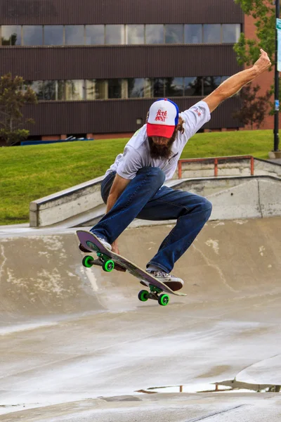 Compétition de skateboard . — Photo