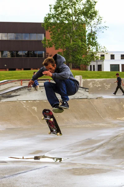 Competizione di skateboard . — Foto Stock