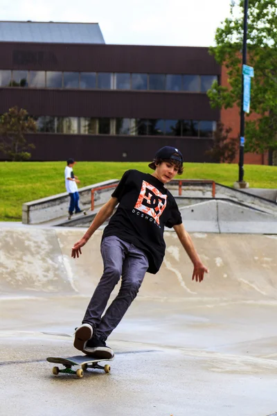 Competizione di skateboard . — Foto Stock