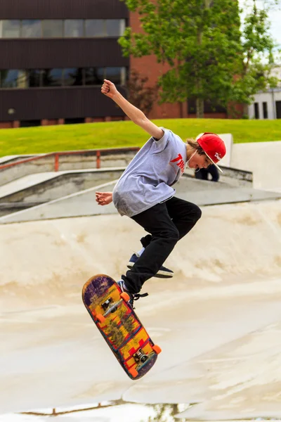 Competizione di skateboard . — Foto Stock