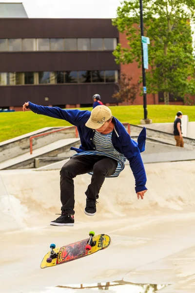 Competizione di skateboard . — Foto Stock