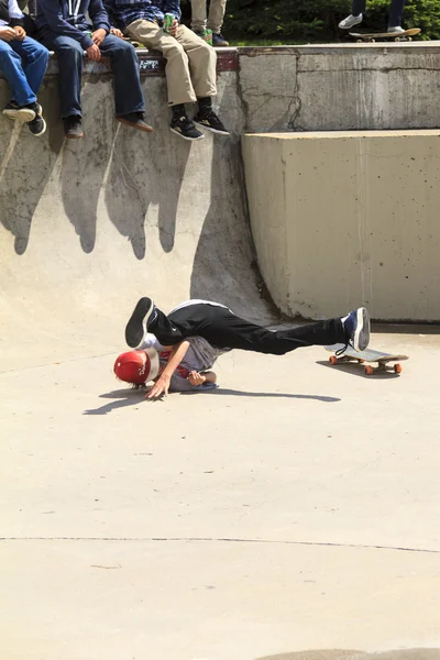 Competência skate . — Fotografia de Stock