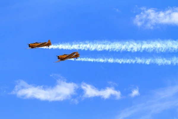 Flyguppvisning — Stockfoto