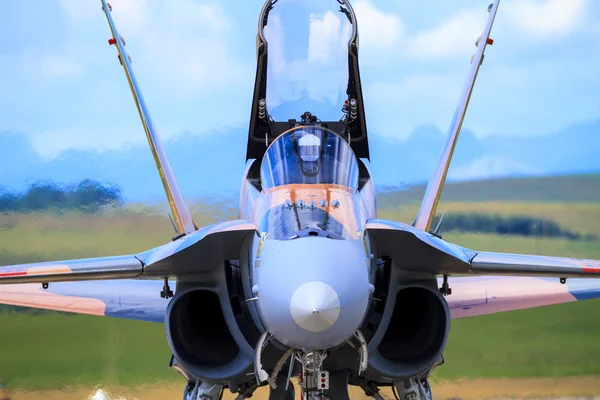 Винищувача F-18 — стокове фото