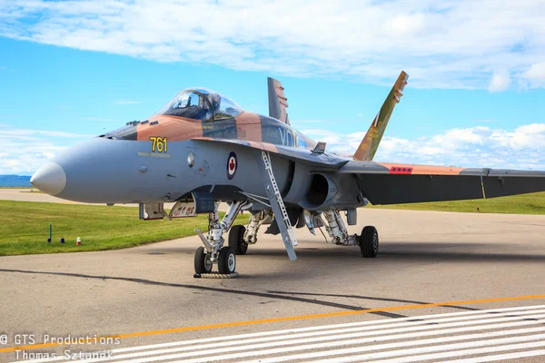 F-18-Kampfflugzeug — Stockfoto