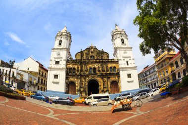 Cathedral, Sal Felipe Old Quarter,  Panama clipart