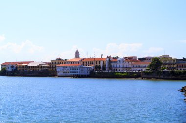 Old City Panama boyunca yürümek.