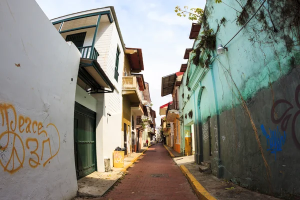 Caminhe ao longo da Cidade Velha Panamá . — Fotografia de Stock