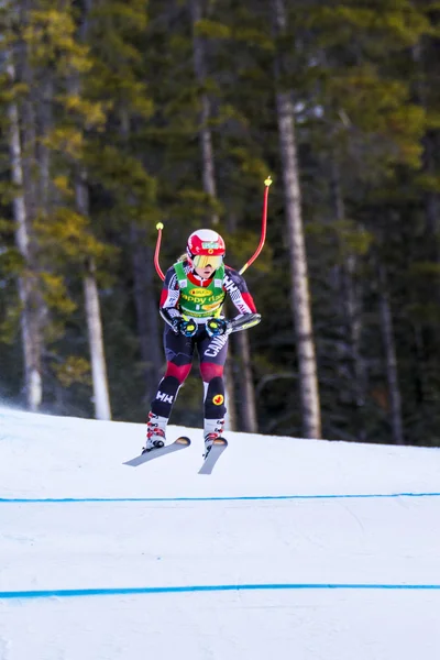 Coppa del Mondo di Sci Alpino Super Ladie . — Foto Stock