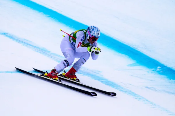 FIS Alpine Ski Copa del Mundo Damas Super G carrera . — Foto de Stock