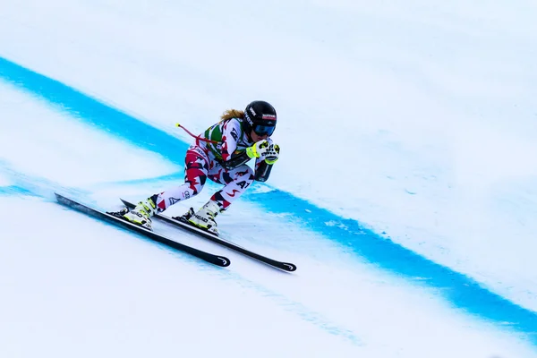 FIS Alpine Ski Copa del Mundo Damas Super G carrera . —  Fotos de Stock