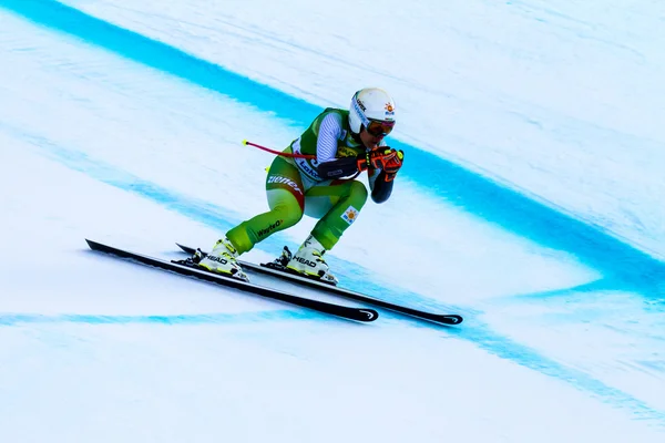 FIS Alpine Ski Copa del Mundo Damas Super G carrera . — Foto de Stock