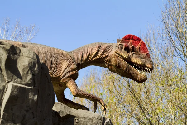 Prehistoric Park  attract young and old — Stock Photo, Image