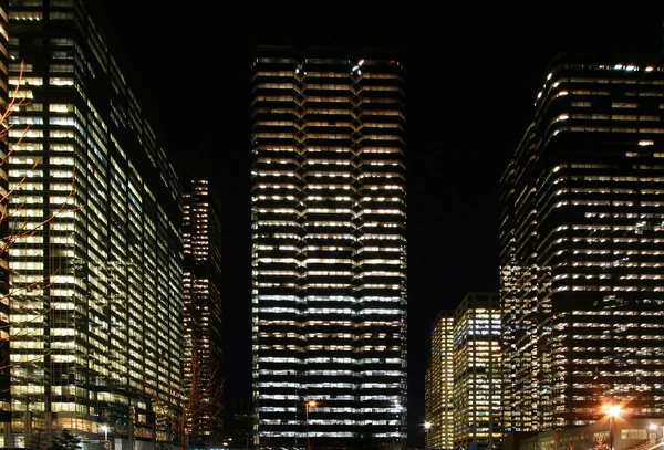 Calgary en la noche - Canadá — Foto de Stock