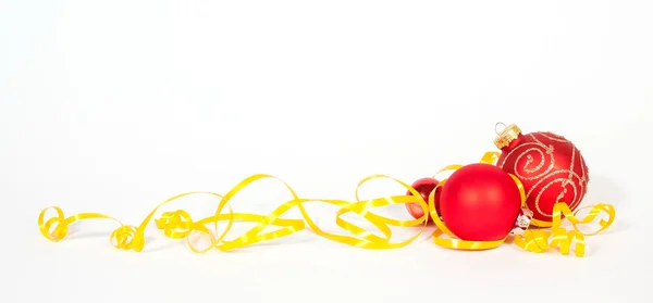 Boules de Noël rouges — Photo