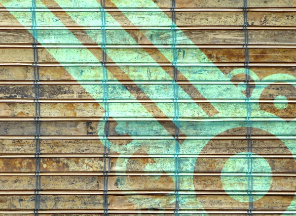 Kleurrijke bamboe patroon — Stockfoto