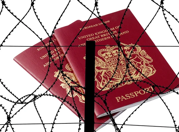 英国アクセスの制限 — ストック写真
