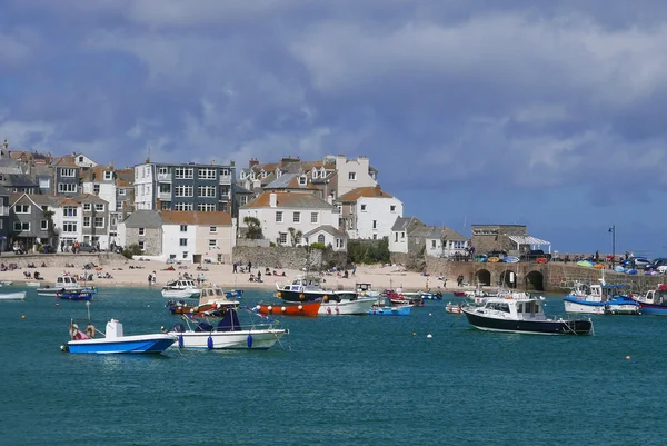 Boote in st. ives — Stockfoto