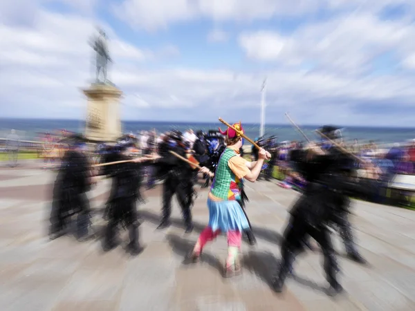 Whitby morris dancers — Stock Photo, Image