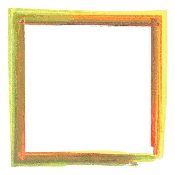 Colorful paint effect frame — Stock Photo, Image