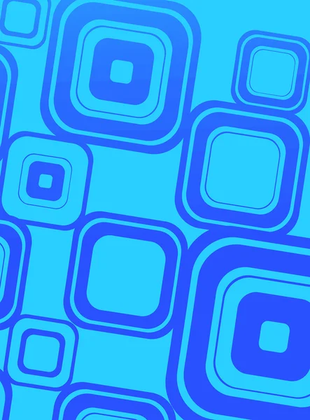 Quadrados azuis em ciano — Fotografia de Stock
