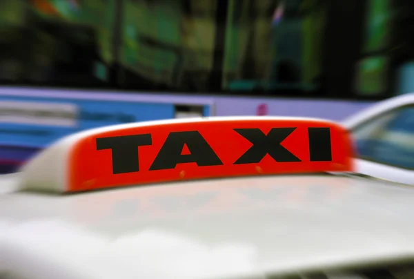 Taxi — Foto Stock
