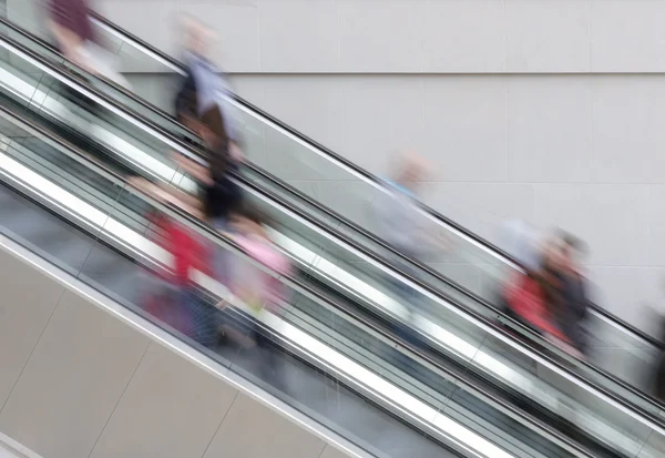 People on escalator — Stock Photo, Image