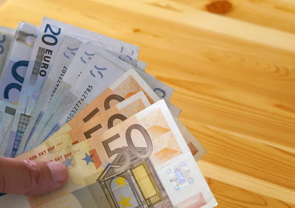 Euro banknotes — Stock Photo, Image