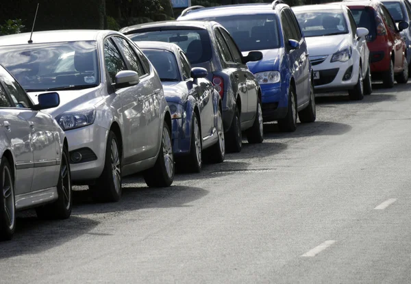 Sul parcheggio di strada — Foto Stock