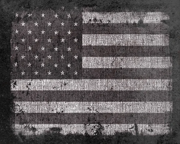 Grunge Us bandiera — Foto Stock
