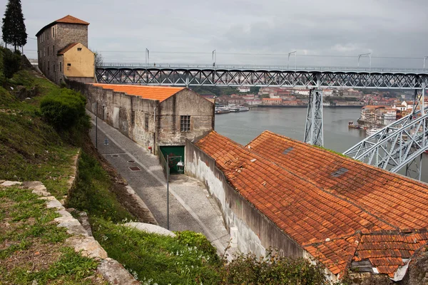 Vila Nova de Gaia Paisagem Urbana em Portugal — Fotografia de Stock