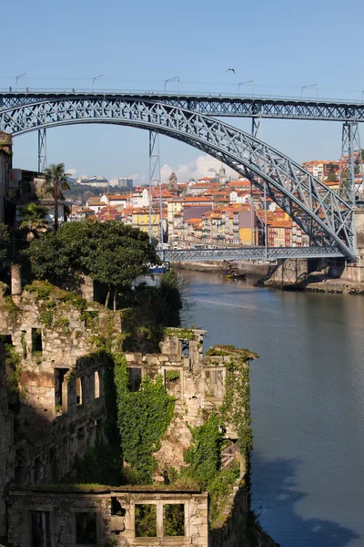 Miasto Porto w Portugalii malowniczej scenerii — Zdjęcie stockowe