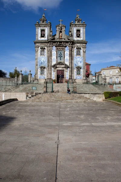 Szent Ildefonso templom Porto városában — Stock Fotó