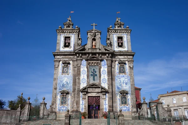 Церква святого Ільдефонсо в Порто. — стокове фото