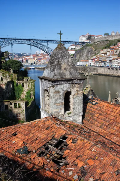 Porto and Gaia Picturesque Urban Scenery in Portugal — Stock Photo, Image