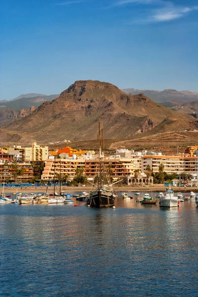 Ferienort Los Christianos Auf Teneriffa Kanarische Inseln Spanien — Stockfoto