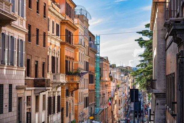Italy Rome Buildings Delle Quattro Fontane Street Historic City Center — Stock Photo, Image
