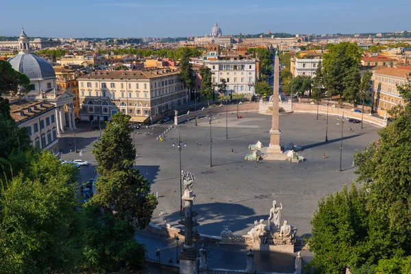 Place Piazza Del Popolo Rome Italie — Photo