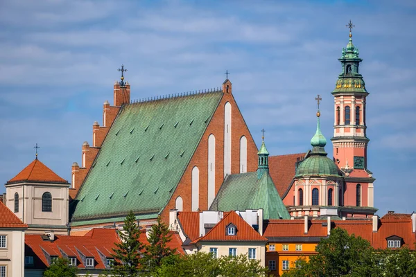 John Archcathedral Jesuit Church Old Town Warsaw City Poland — Fotografia de Stock