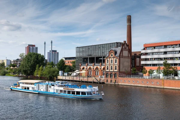 Berlín Alemania Julio 2021 Ernst Reuter Barco Turístico Pasajeros Río — Foto de Stock