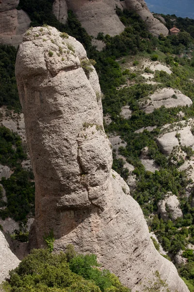 Skały góry montserrat — Zdjęcie stockowe