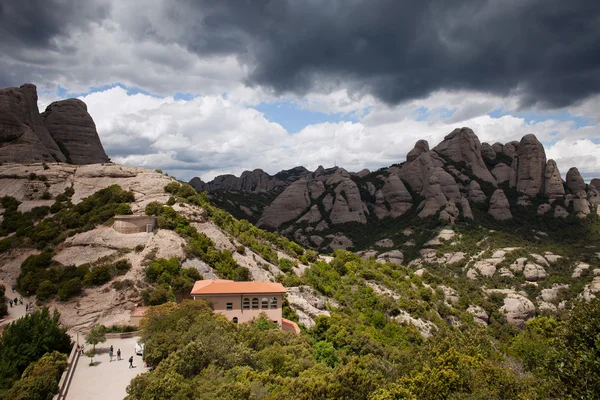 Montserrat Dağları İspanya — Stok fotoğraf